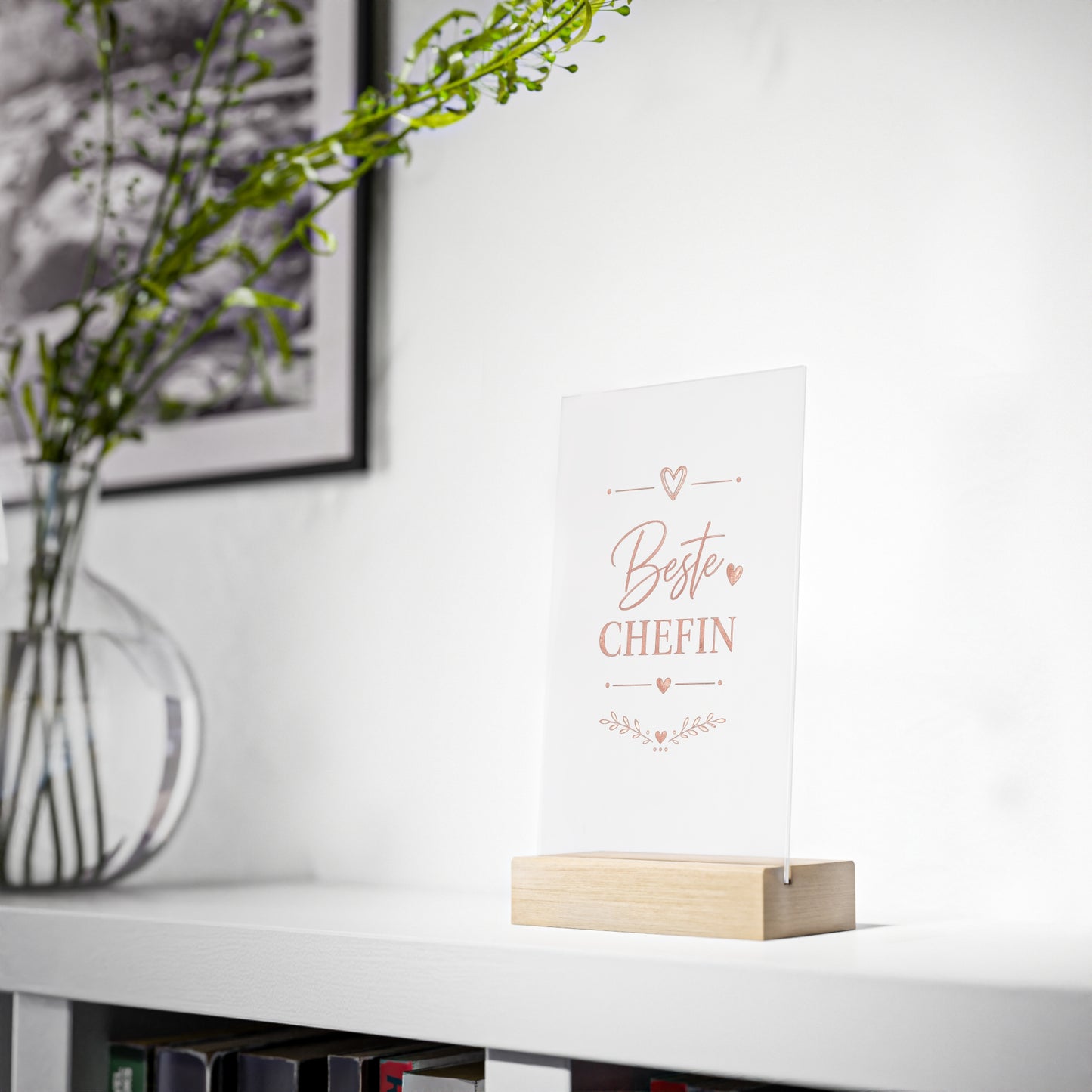 Acryl Schild Beste Chefin
