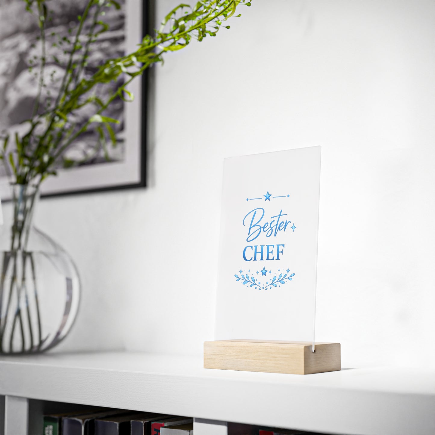 Bester Chef Acryl Schild