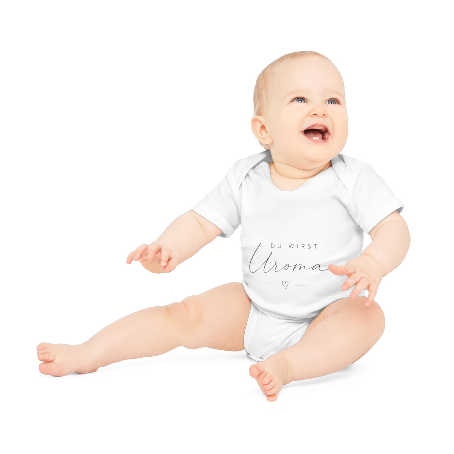 Du wirst Uroma Babybody | Schwangerschaft verkünden | Babybody mit Aufdruck | Geschenk für werdende Uroma