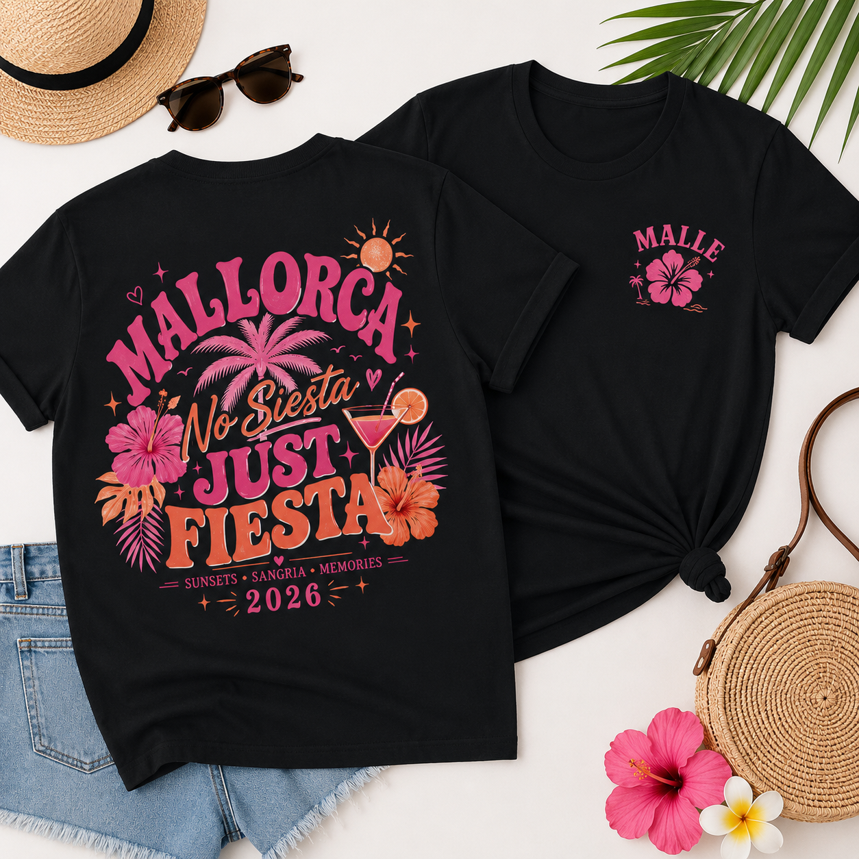 Mallorca No Siesta Just Fiesta Shirt