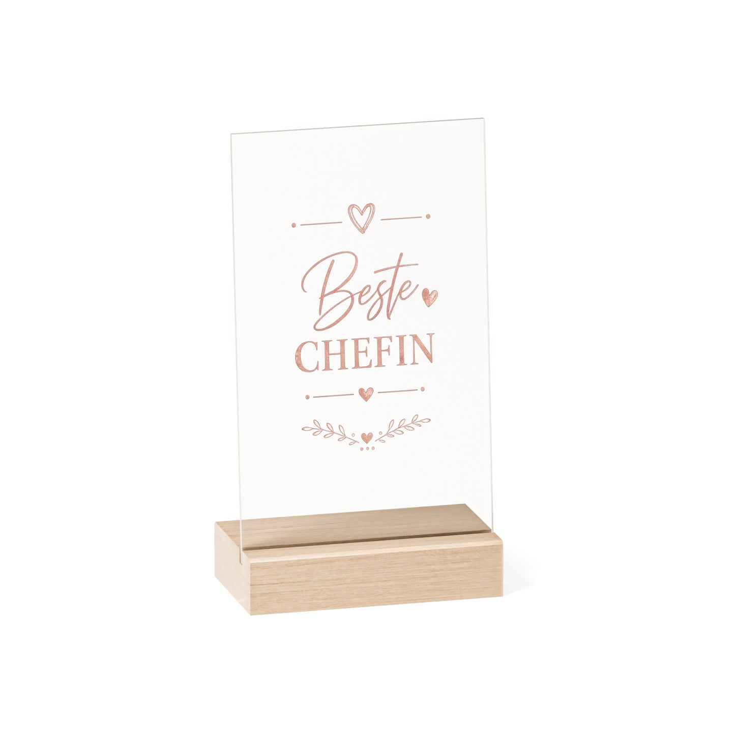 Acryl Schild Beste Chefin