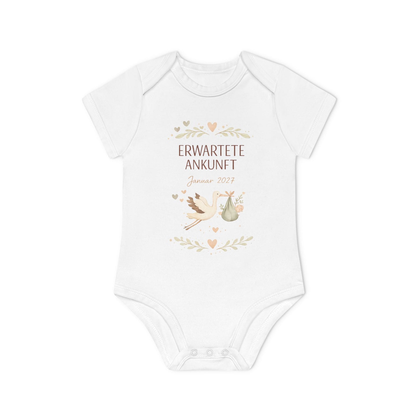 Schwangerschaftsverkündung Baby Body personalisiert | Erwartete Ankunft | Baby Announcement | Schwangerschaft verkünden