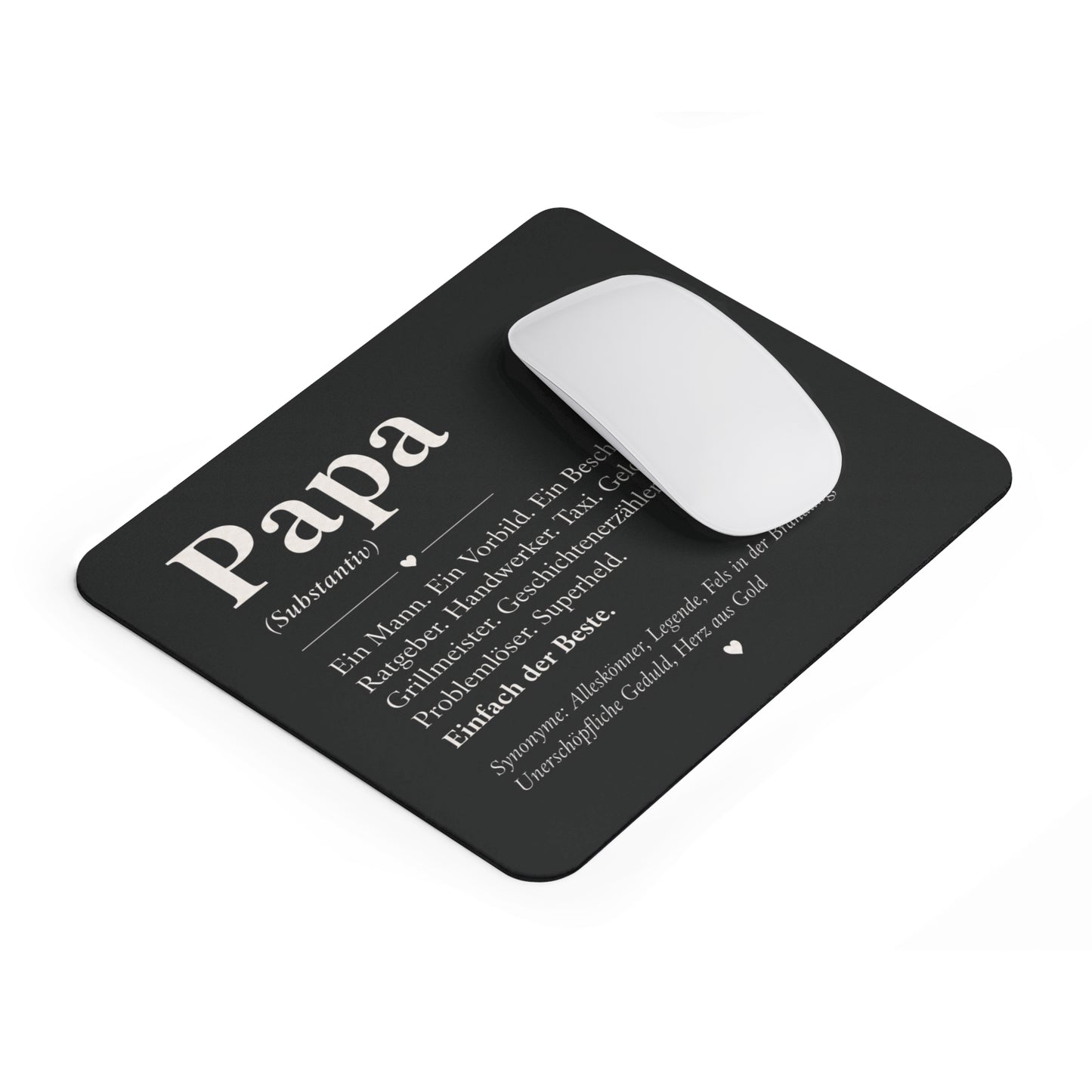 Papa Definition Mauspad | Persönliches Geschenk für Papa | Vatertag | Geburtstag Papa | Papa Geschenkidee