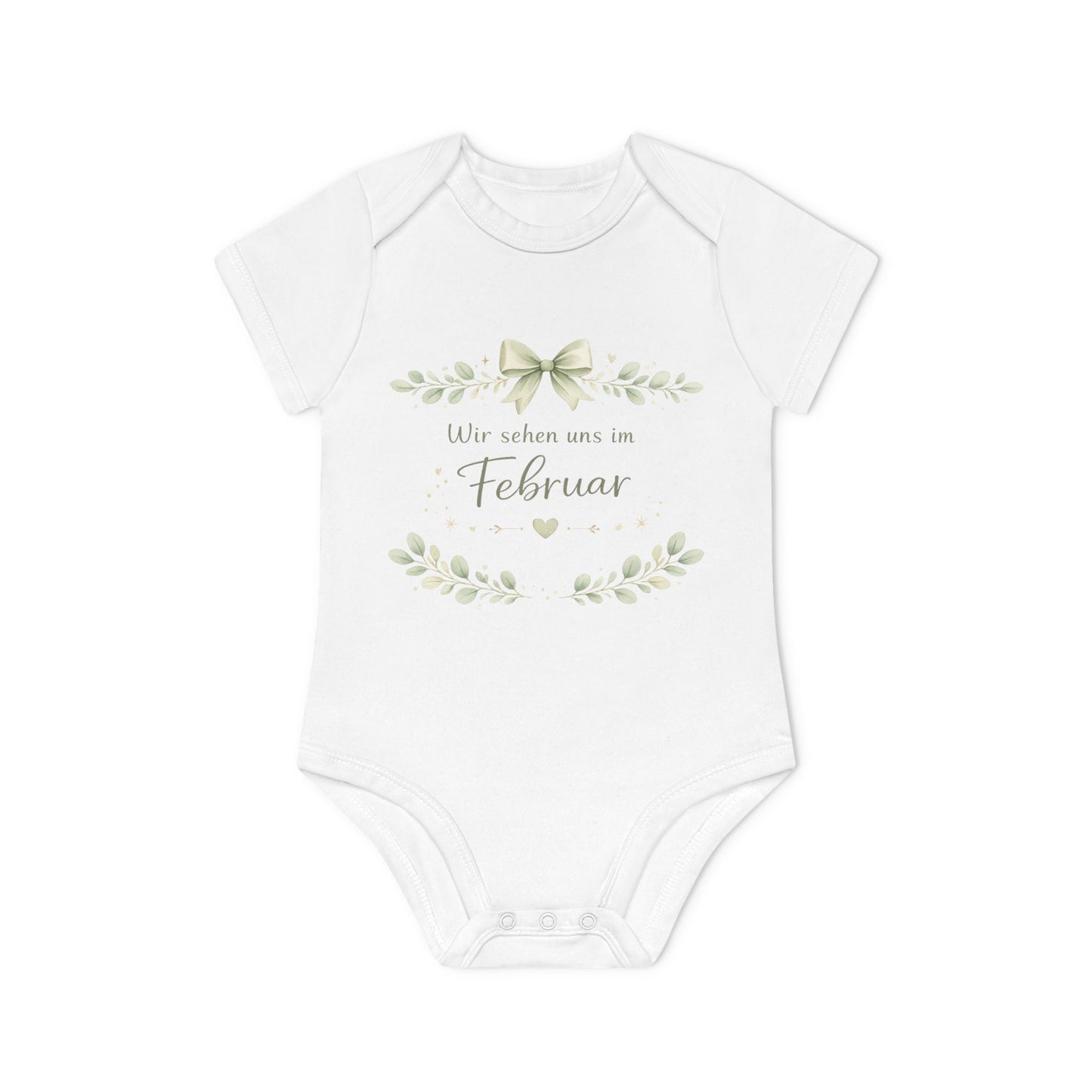 Personalisierter Babybody Schwangerschaftsverkündung | Wir sehen uns im| Baby Announcement | Schwangerschaft verkünden | Baby Ankündigung