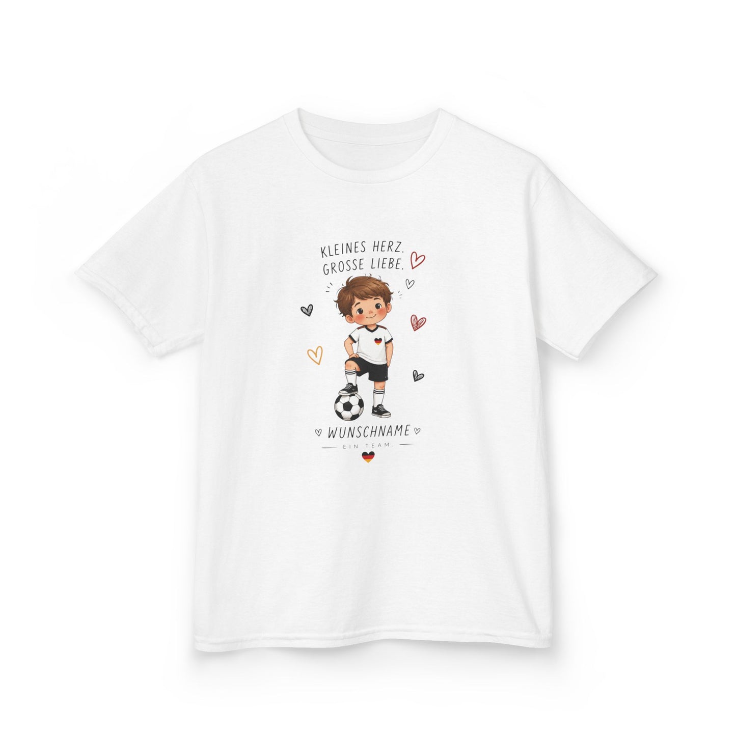 Personalisiertes Fußball Kinder T-Shirt WM 2026 | Wunschname Shirt Junge | Deutschland Fan Shirt Kinder  | Fußball Geschenk Kind