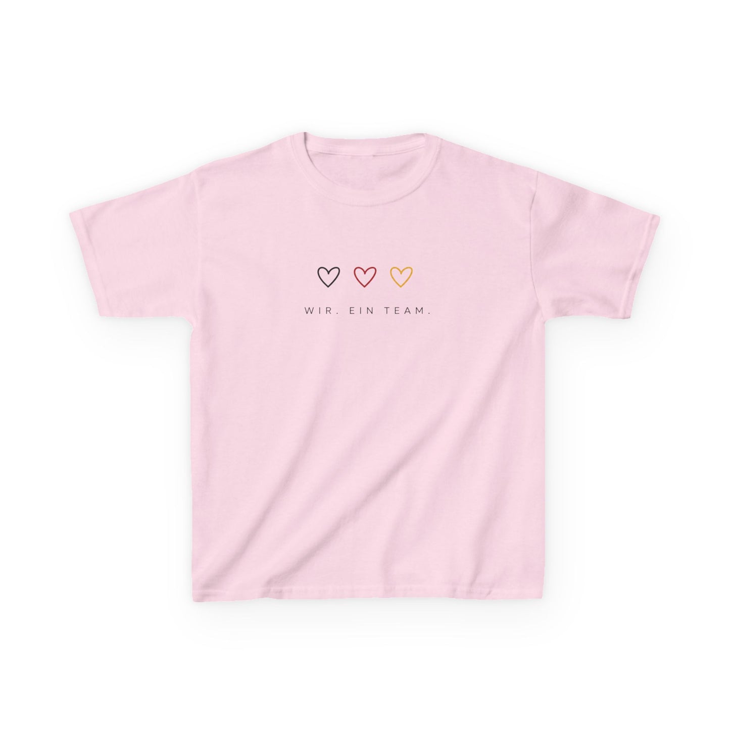 Kinder WM Shirt 2026 | Wir. Ein Team. | Fußball Fan Shirt Kinder | Fußball EM WM Outfit Mädchen Jungen | Familienlook Fußball