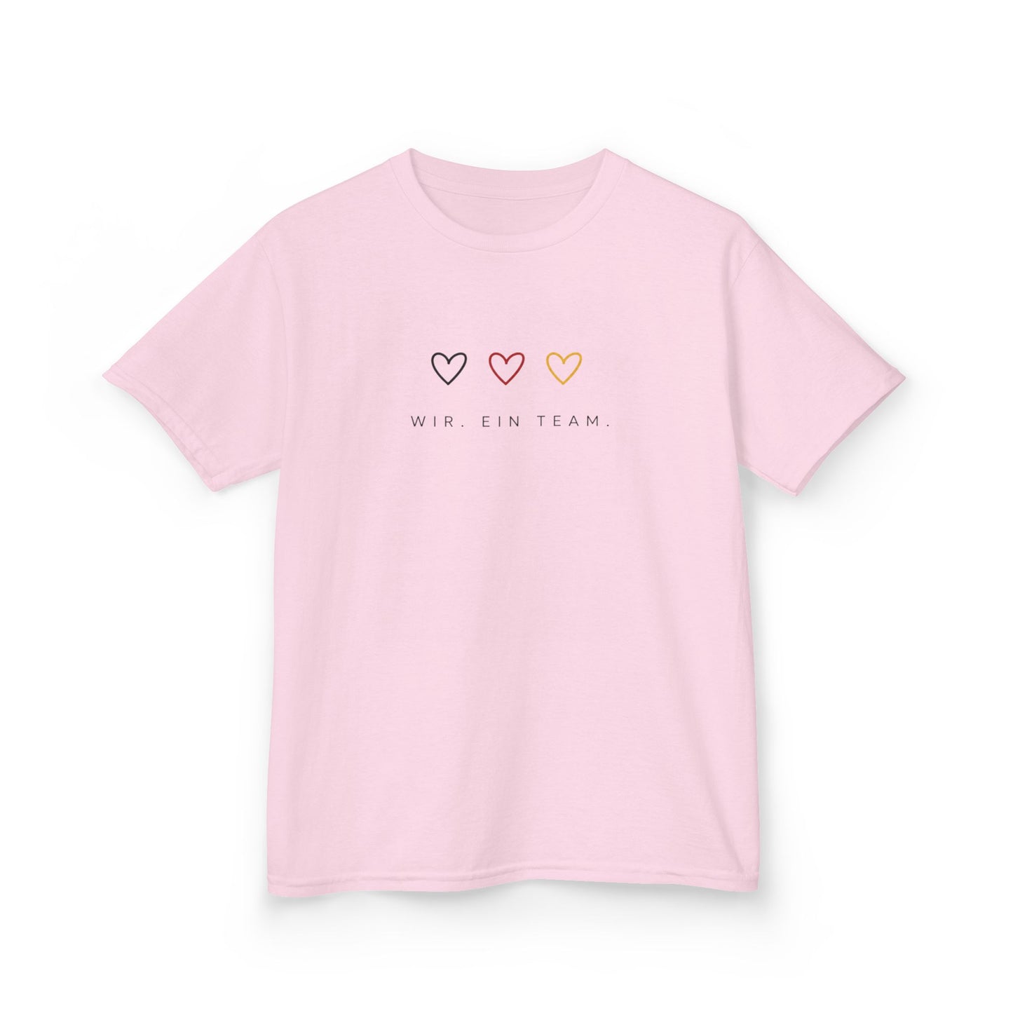 Kinder WM Shirt 2026 | Wir. Ein Team. | Fußball Fan Shirt Kinder | Fußball EM WM Outfit Mädchen Jungen | Familienlook Fußball