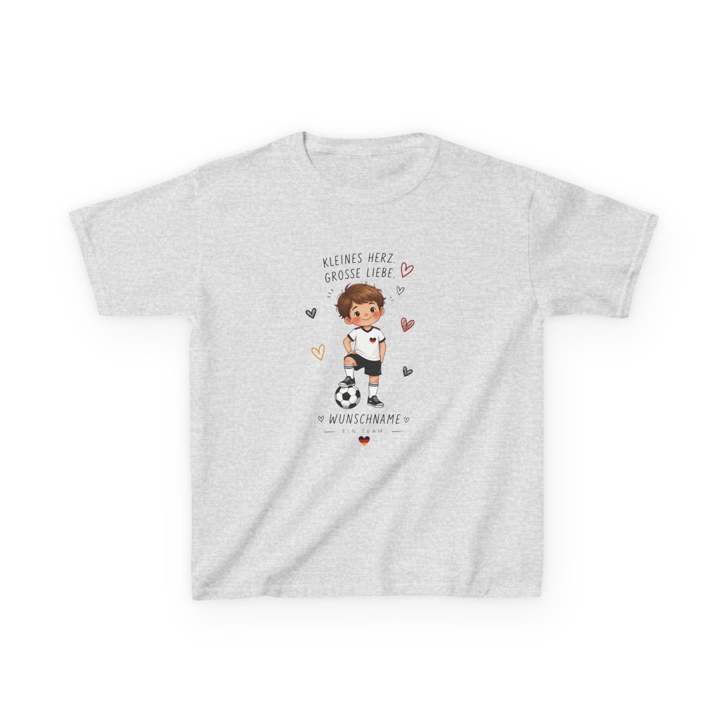 Personalisiertes Fußball Kinder T-Shirt WM 2026 | Wunschname Shirt Junge | Deutschland Fan Shirt Kinder  | Fußball Geschenk Kind