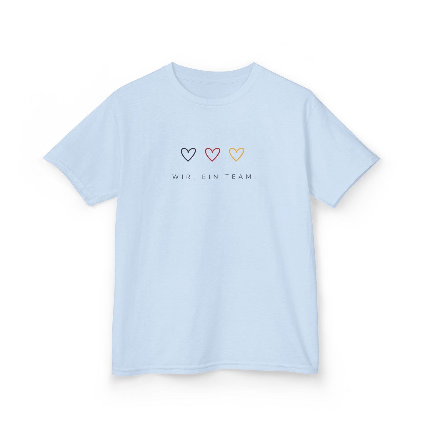 Kinder WM Shirt 2026 | Wir. Ein Team. | Fußball Fan Shirt Kinder | Fußball EM WM Outfit Mädchen Jungen | Familienlook Fußball