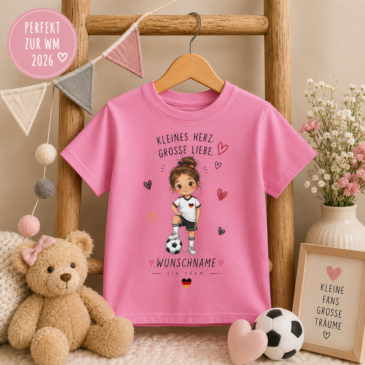 Fußball Mädchen Shirt Personalisiert