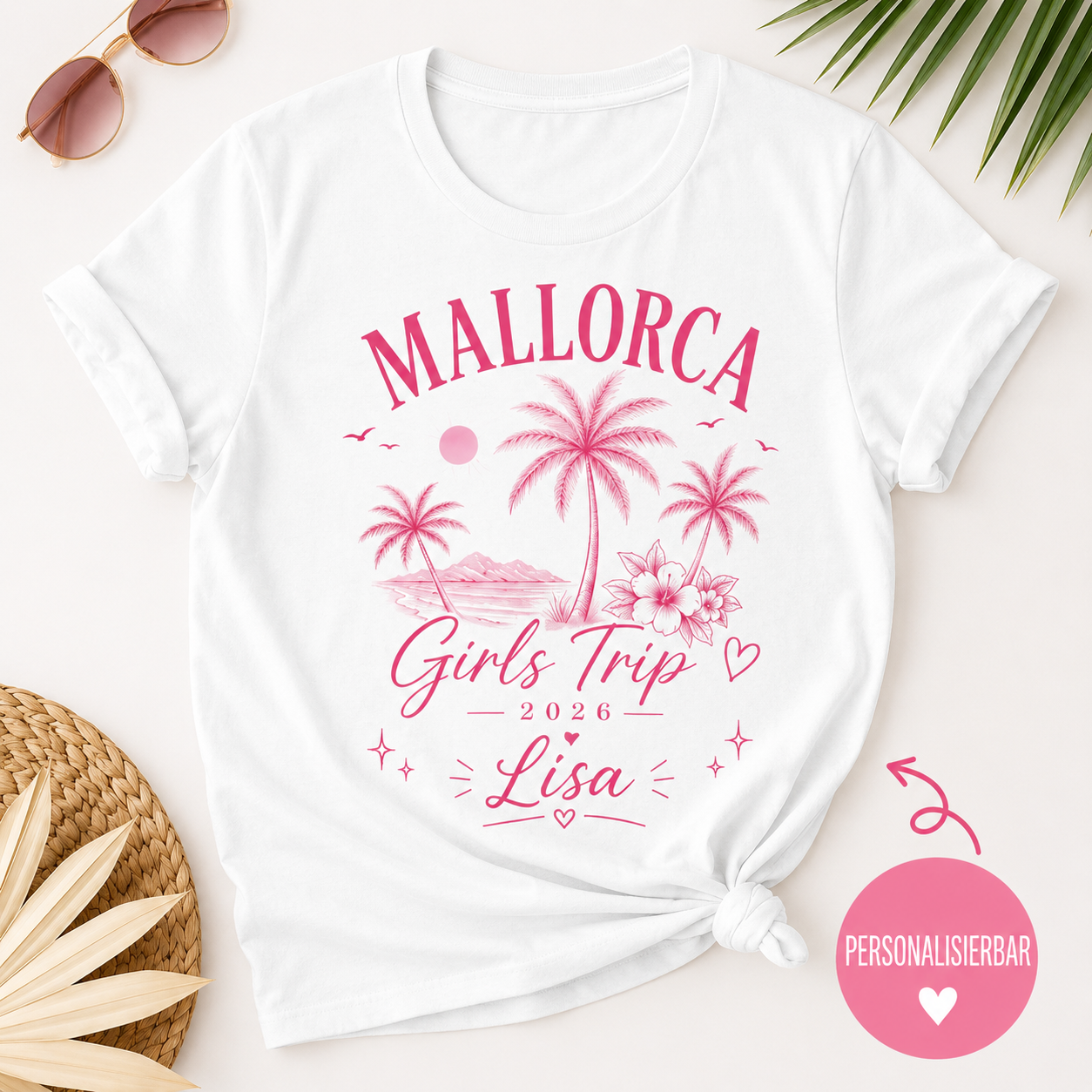 Mallorca Girls Trip Shirt personalisiert