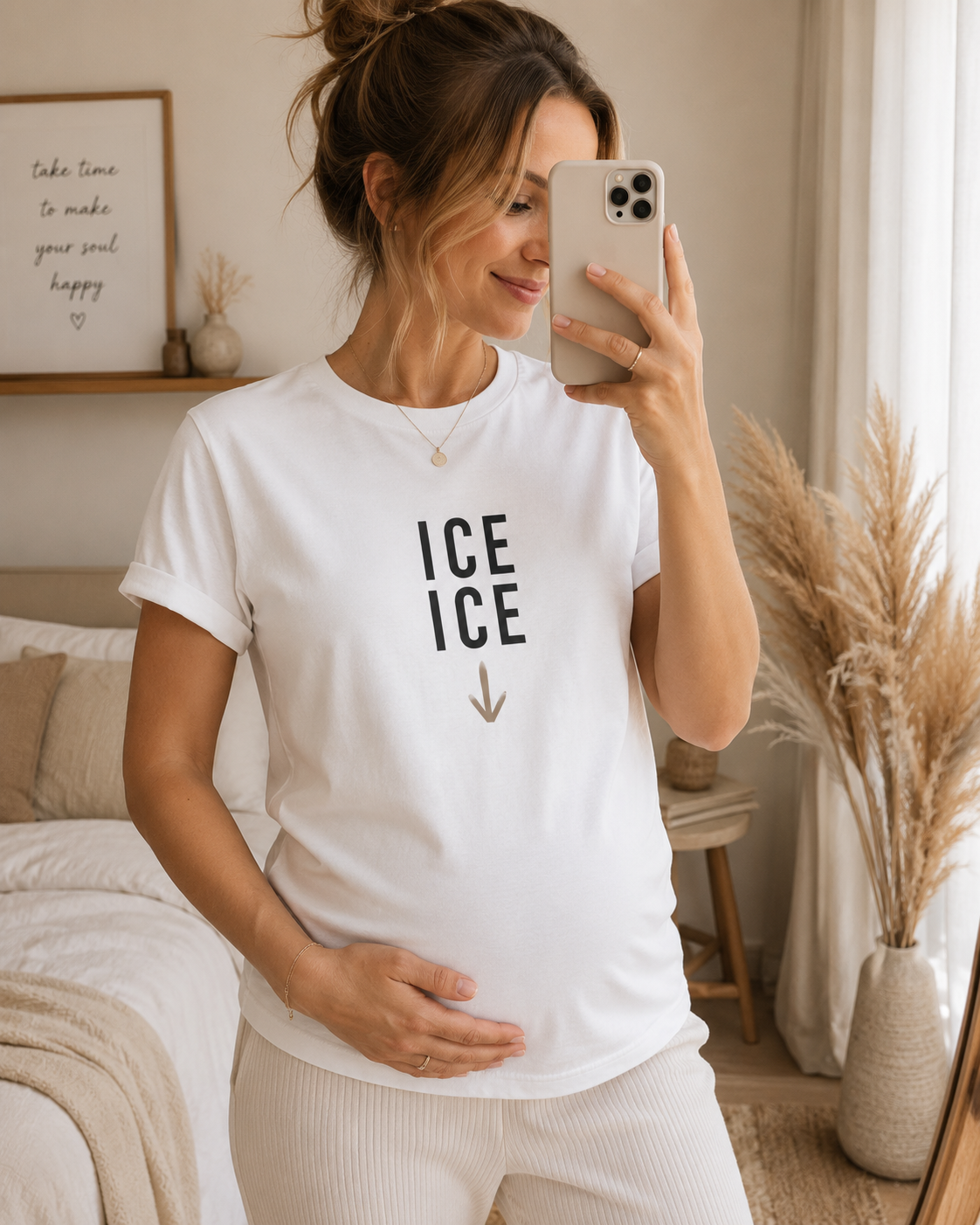 ICE ICE Baby Shirt Damen / Lustiges Schwangerschaft Shirt / Schwangerschaftsverkündung / Baby Announcement Shirt / Werdende Mama Geschenk