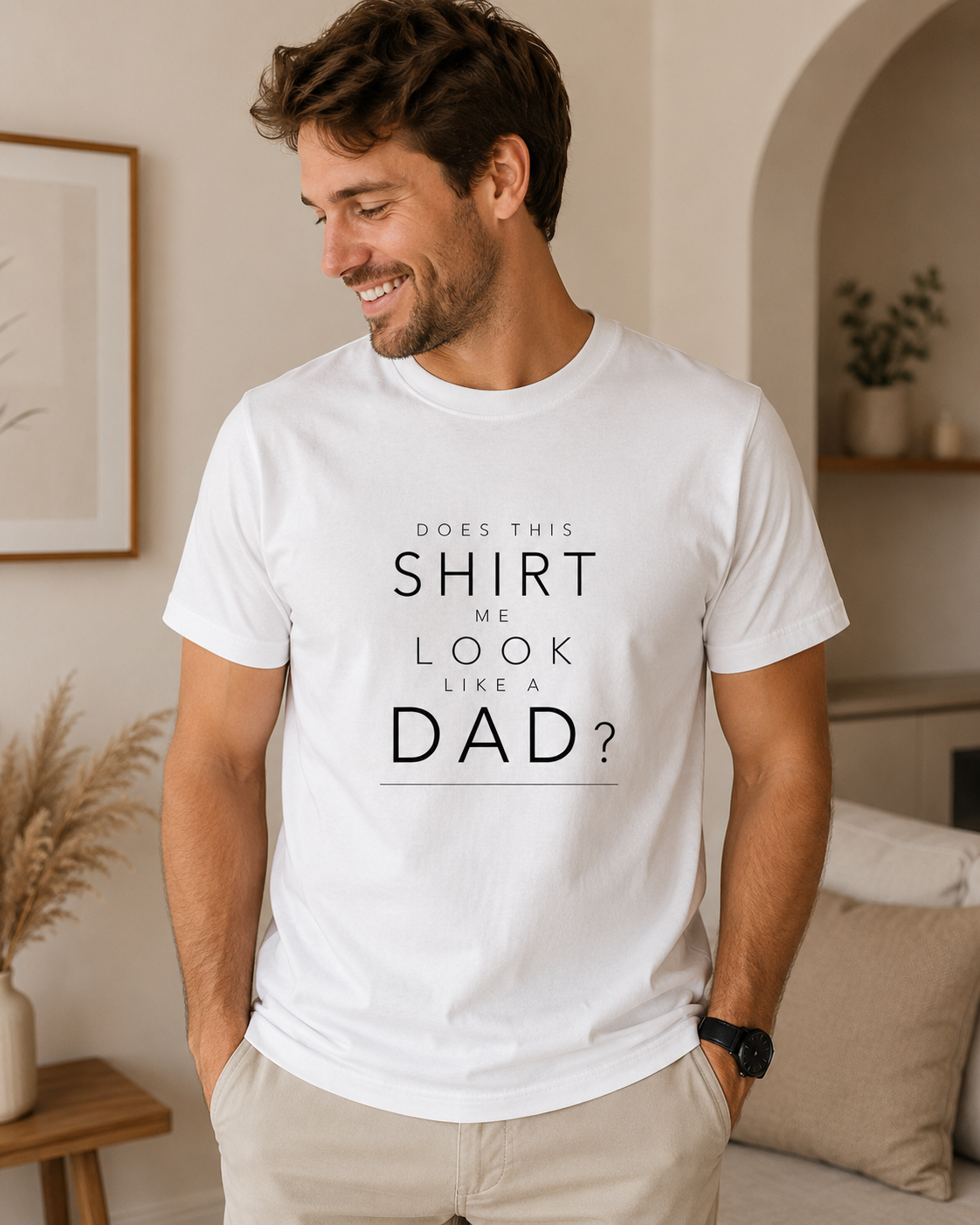 Does This Shirt Look Like a Dad? Shirt / Lustiges Papa Shirt / Schwangerschaftsverkündung /