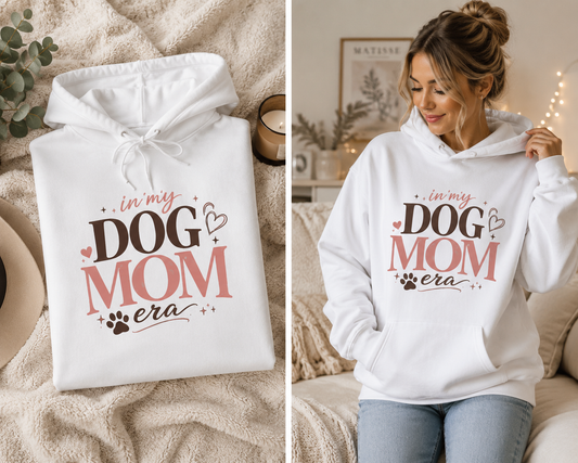 In My Dog Mom Era Hoodie | Dog Mom Pullover | Hundemama Hoodie | Geschenk für Hundebesitzer