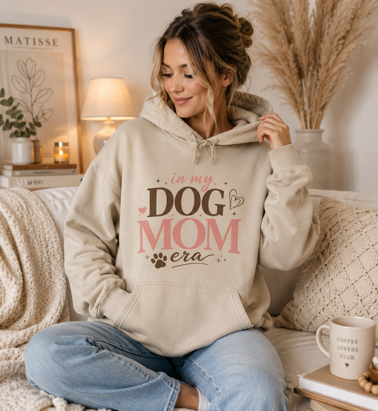 In My Dog Mom Era Hoodie | Dog Mom Pullover | Hundemama Hoodie | Geschenk für Hundebesitzer