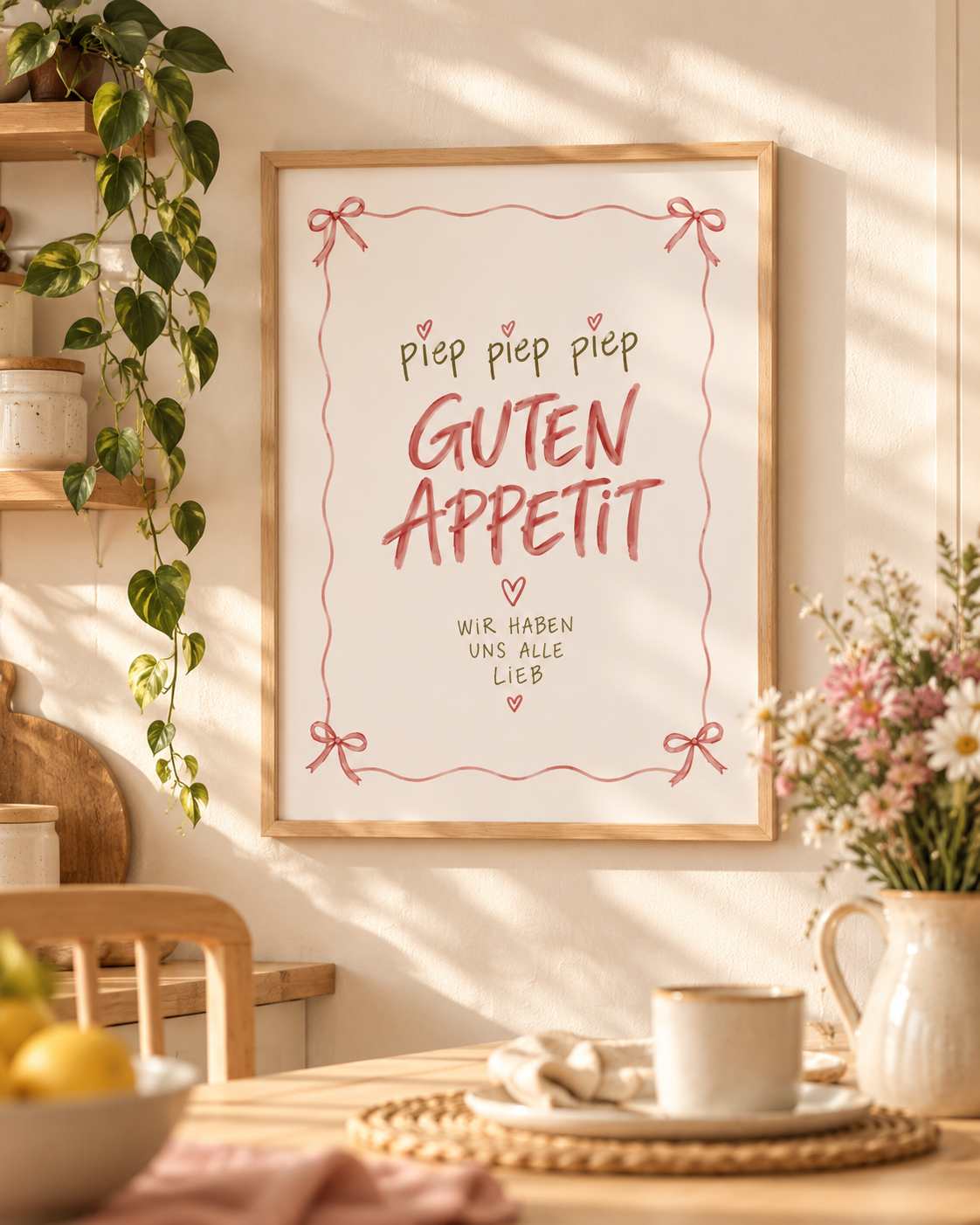 Piep Piep Piep - Küchenposter