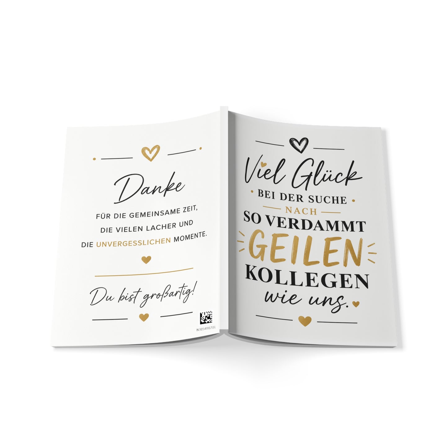 Viel Glück bei der Suche nach so verdammt geilen Kollegen wie uns | Softcover Notizbuch A5