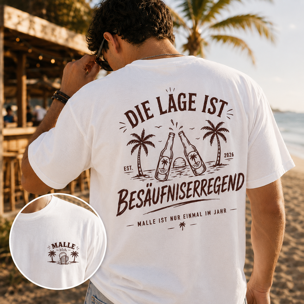 Mallorca Shirt Herren | Die Lage ist Besäufniserregend