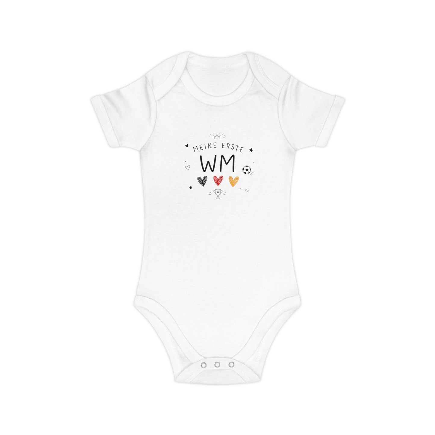Meine erste WM Baby Body | Deutschland Baby Body | Fußball Baby Outfit | WM 2026 Baby | Baby Fan Outfit | Deutschland Fan Baby | Babybody