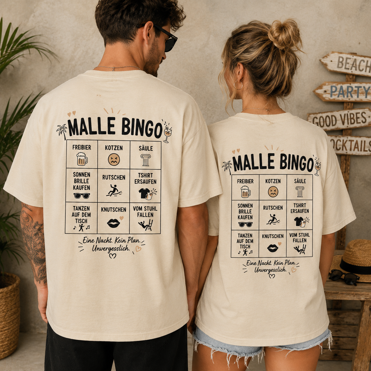 Malle Bingo Shirt 2026 | Mallorca Party T-Shirt Unisex