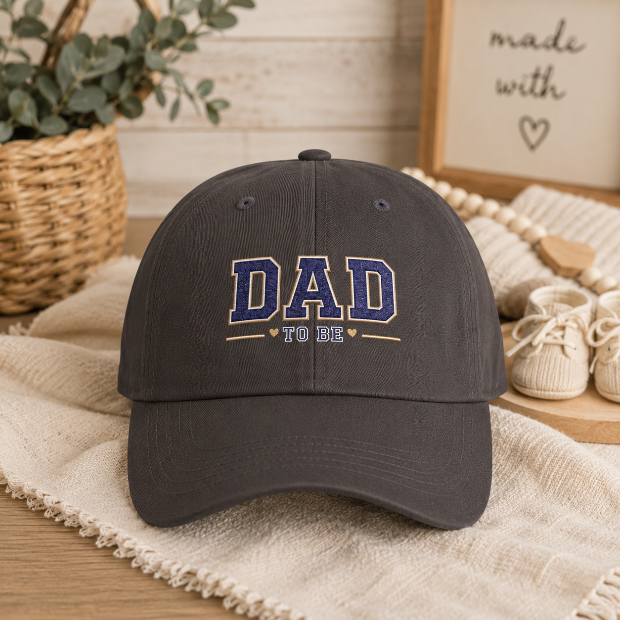 Dad To Be Cap | Bestickte Baseball Cap für werdende Väter