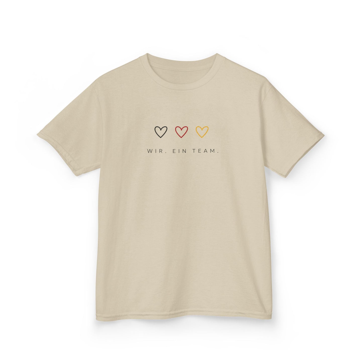 Kinder WM Shirt 2026 | Wir. Ein Team. | Fußball Fan Shirt Kinder | Fußball EM WM Outfit Mädchen Jungen | Familienlook Fußball