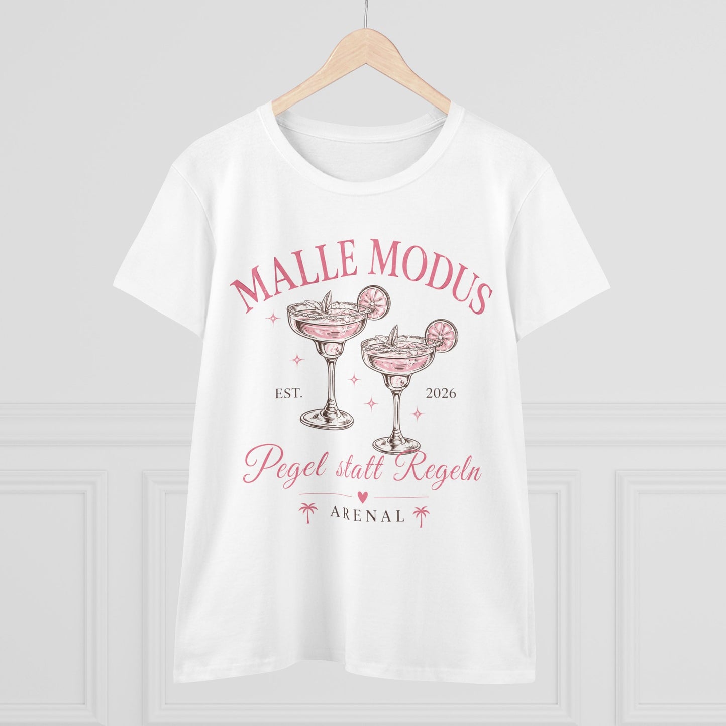 Malle Modus Shirt| Pegel statt Regeln Arenal Mallorca T-Shirt