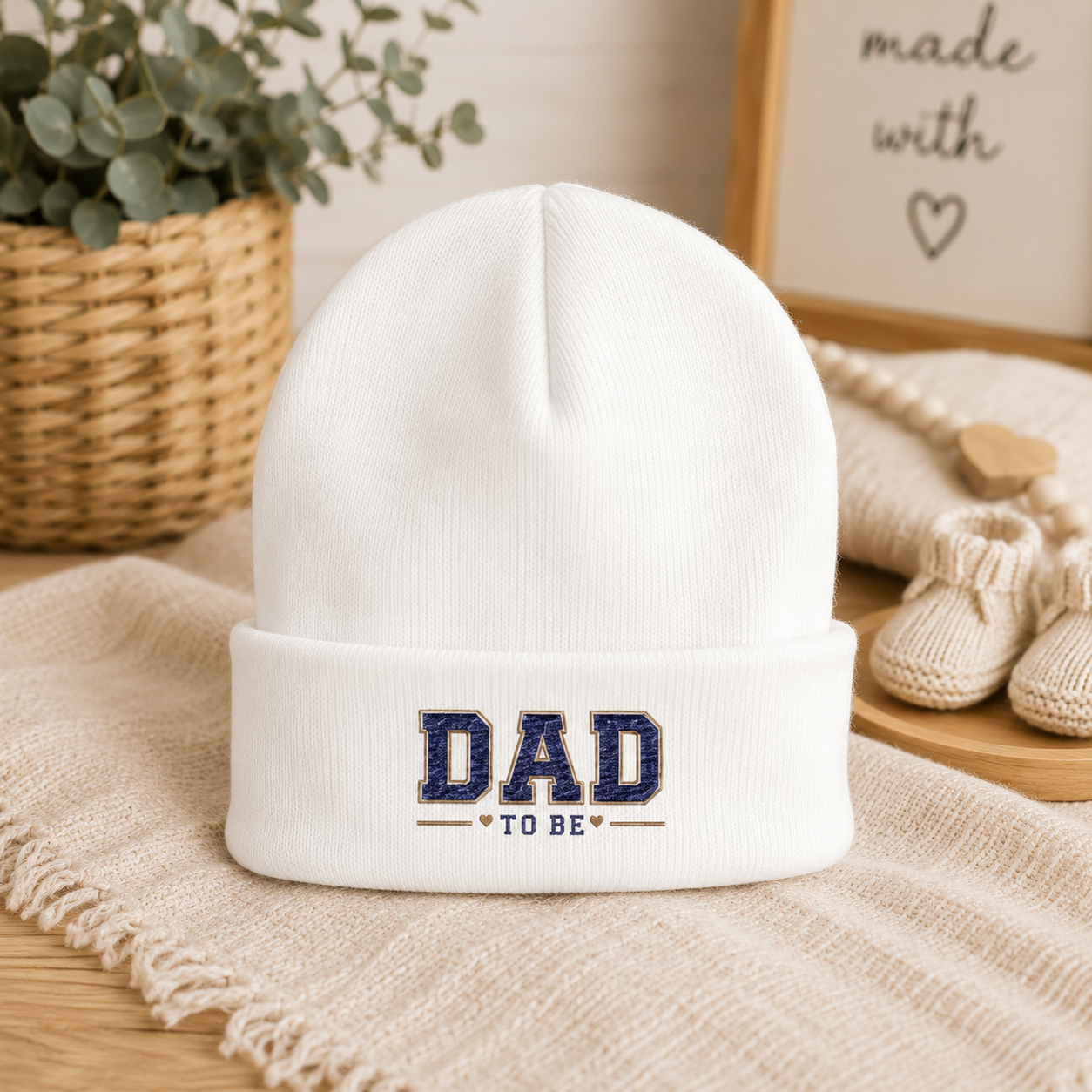 Dad To Be Mütze | Bestickte Mütze für werdenden Papa