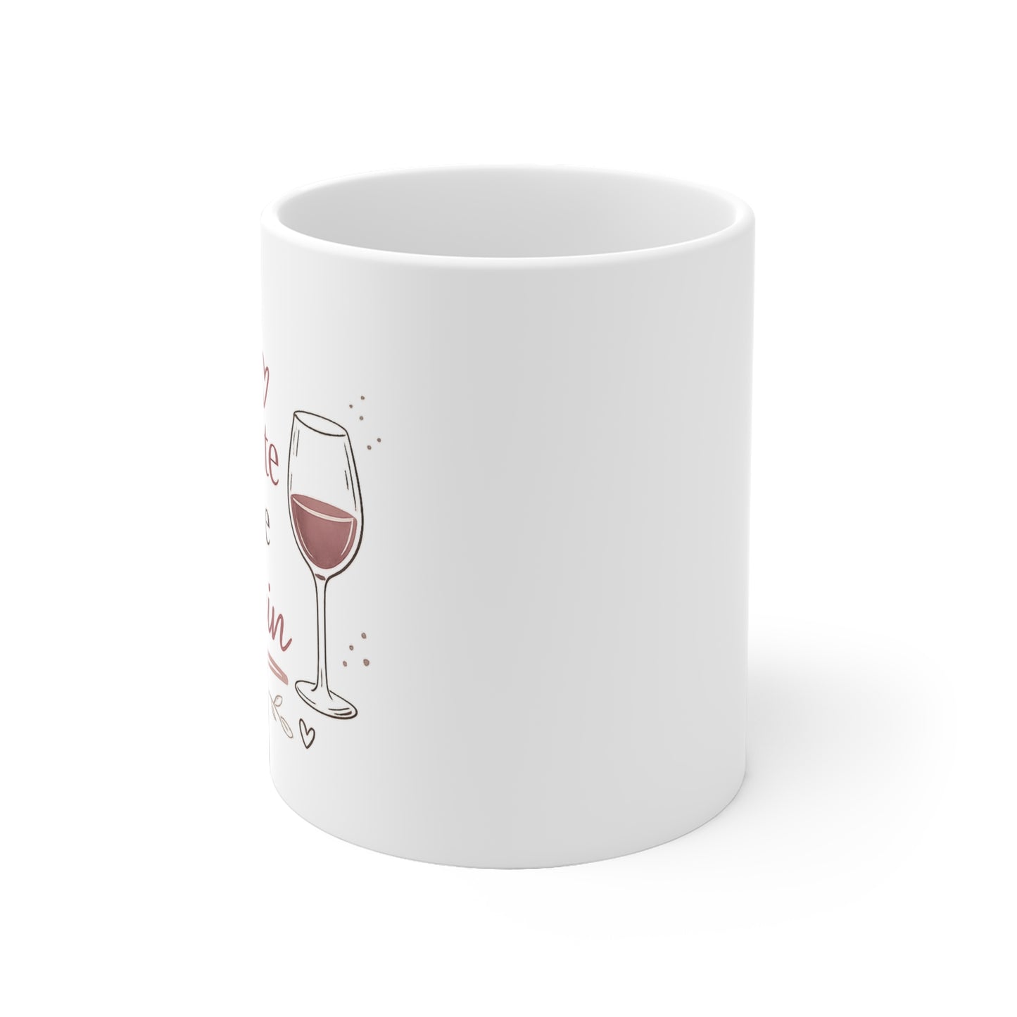Ich wünschte das wäre ein Wein Tasse | Lustige Kaffeetasse für Weinliebhaber | Geschenk für Freundin, Kollegin
