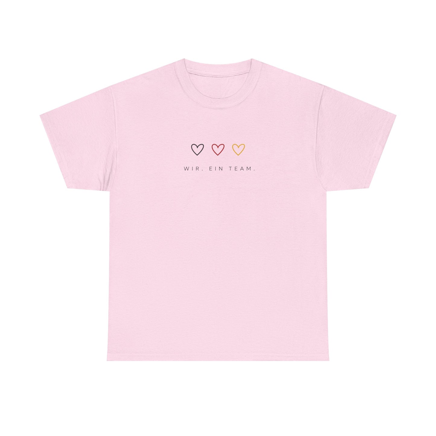 Deutschland Shirt Damen & Herren | WIR. EIN TEAM. | Minimalistisches Deutschland T-Shirt | Fußball Fan Shirt |  Unisex Shirt