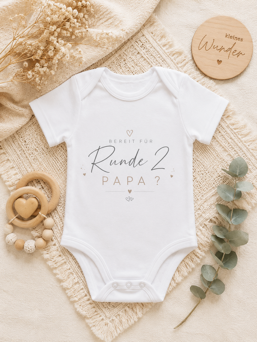 Bereit für Runde 2 Papa? | Babybody Schwangerschaft verkünden