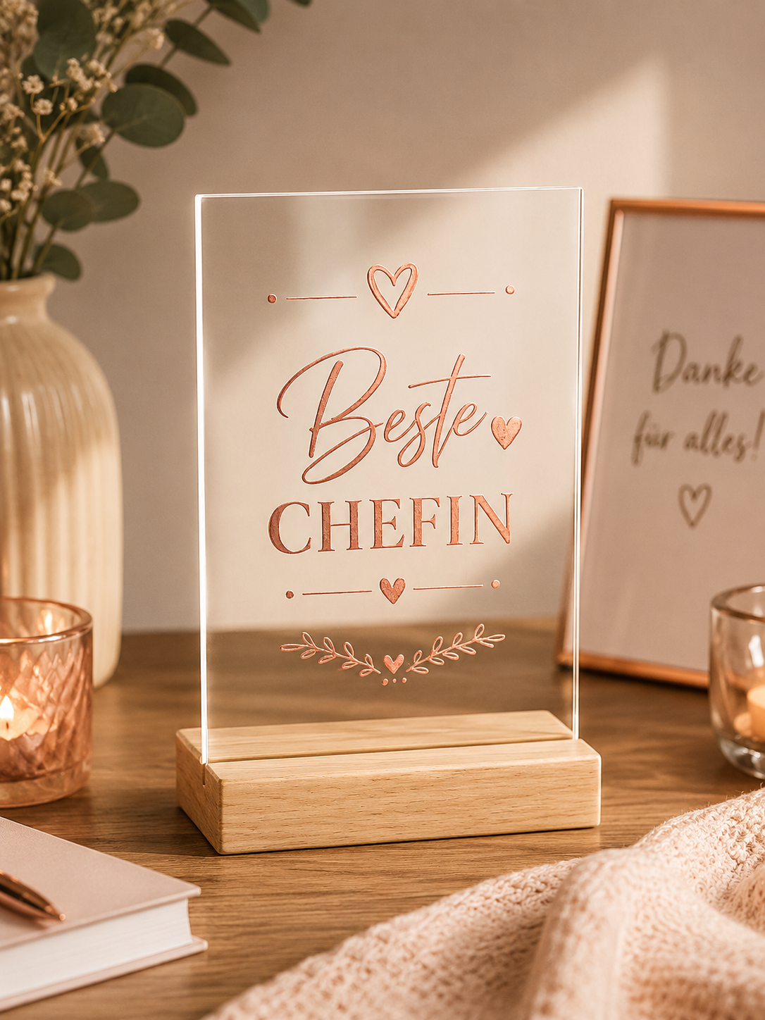 Acryl Schild Beste Chefin
