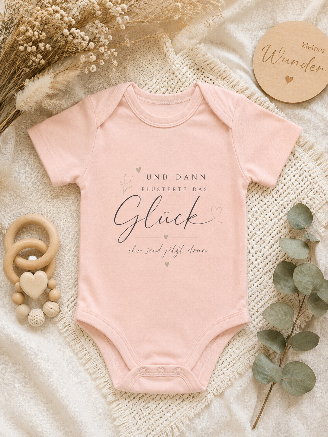Und dann flüsterte das Glück ihr seid jetzt dran Babybody | Schwangerschaft verkünden