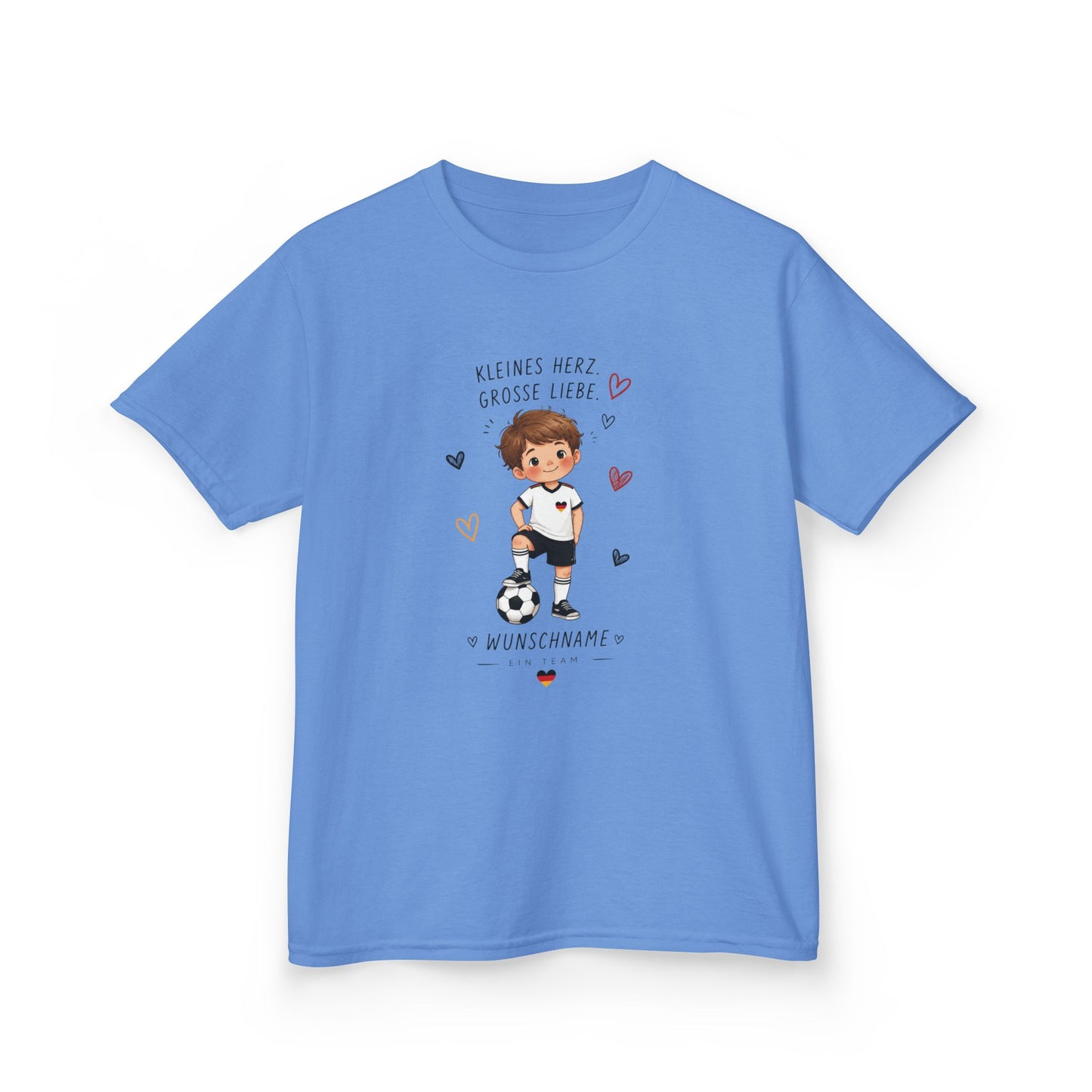 Personalisiertes Fußball Kinder T-Shirt WM 2026 | Wunschname Shirt Junge | Deutschland Fan Shirt Kinder  | Fußball Geschenk Kind