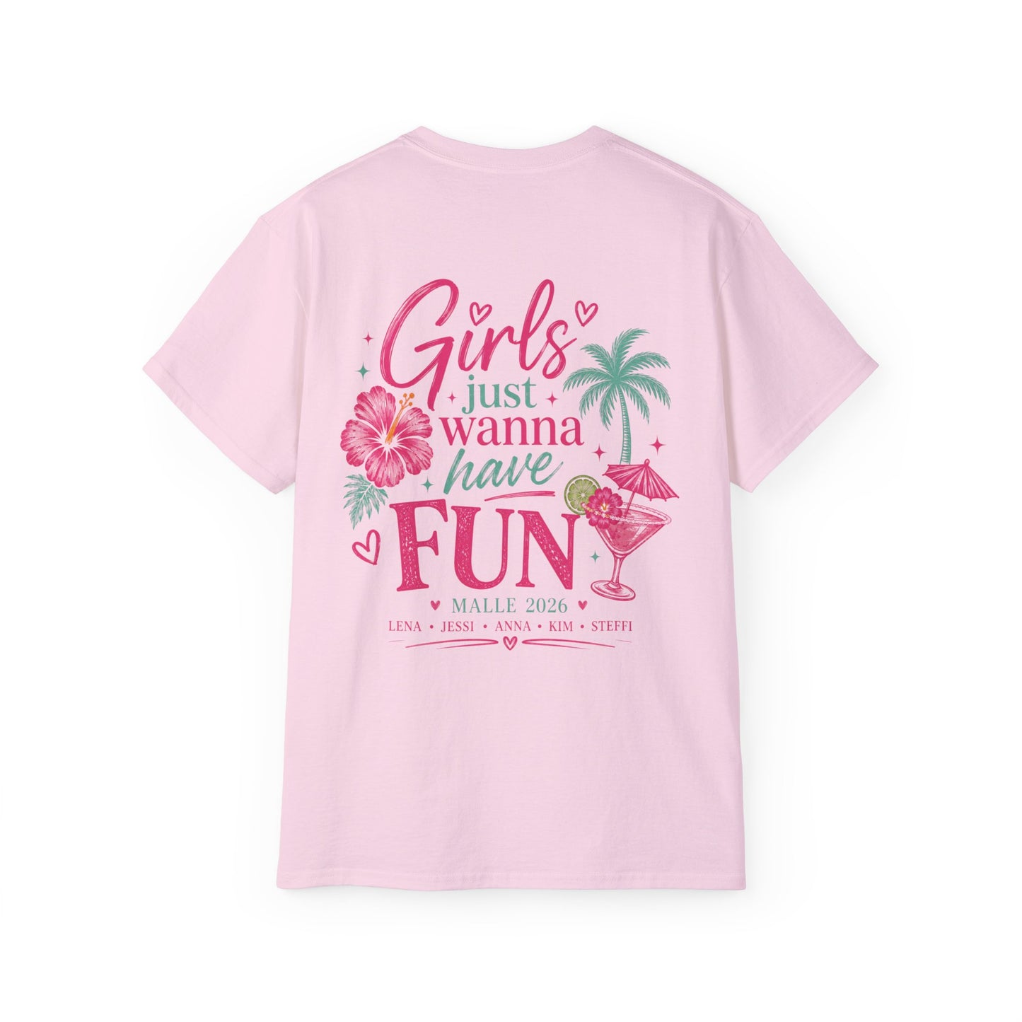 Personalisierbares Malle 2026 Damen Shirt | Girls Just Wanna Have Fun |