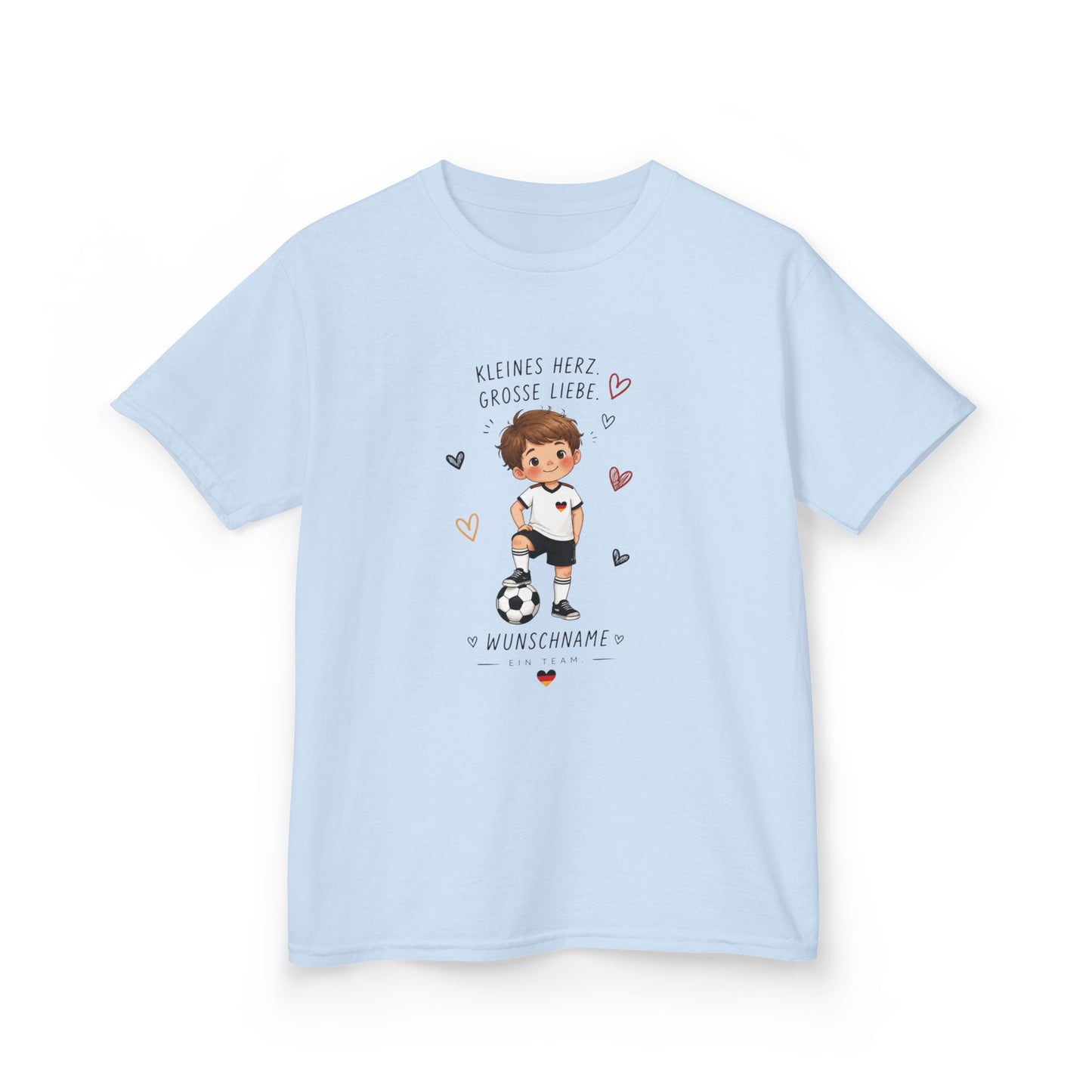 Personalisiertes Fußball Kinder T-Shirt WM 2026 | Wunschname Shirt Junge | Deutschland Fan Shirt Kinder  | Fußball Geschenk Kind