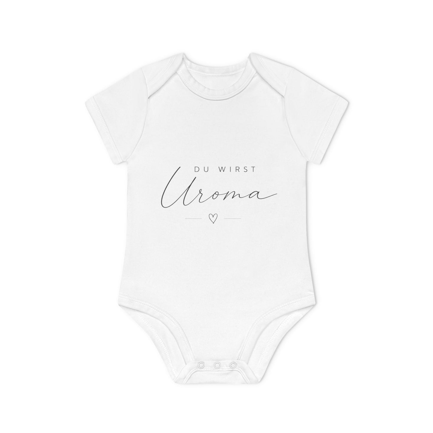 Du wirst Uroma Babybody | Schwangerschaft verkünden | Babybody mit Aufdruck | Geschenk für werdende Uroma