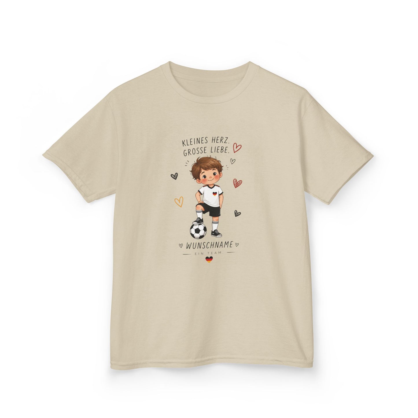Personalisiertes Fußball Kinder T-Shirt WM 2026 | Wunschname Shirt Junge | Deutschland Fan Shirt Kinder  | Fußball Geschenk Kind