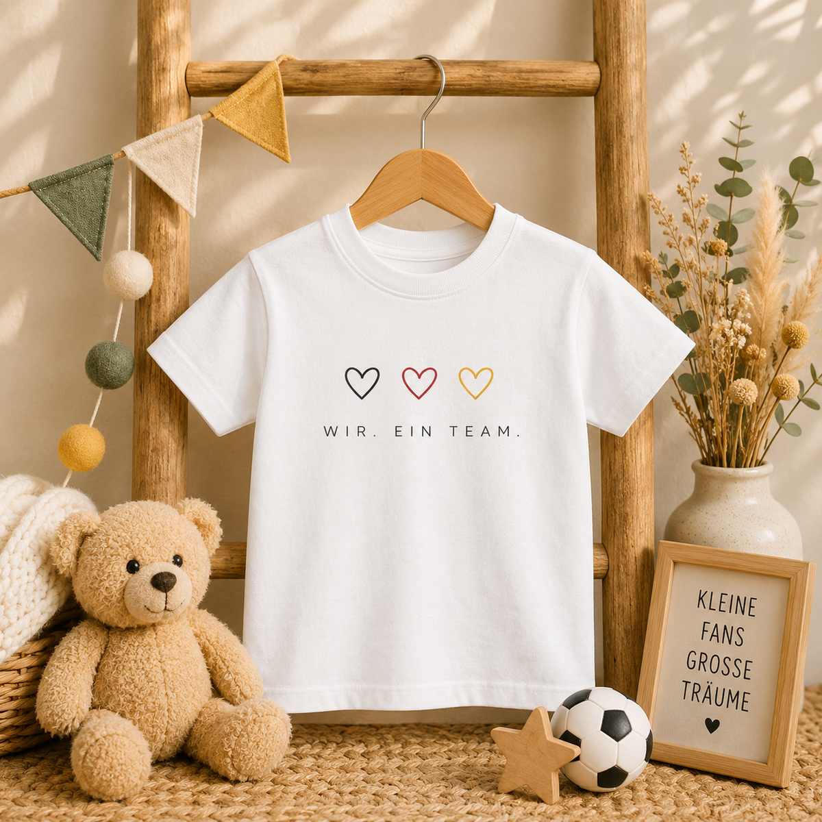 Kinder WM Shirt 2026 | Wir. Ein Team.