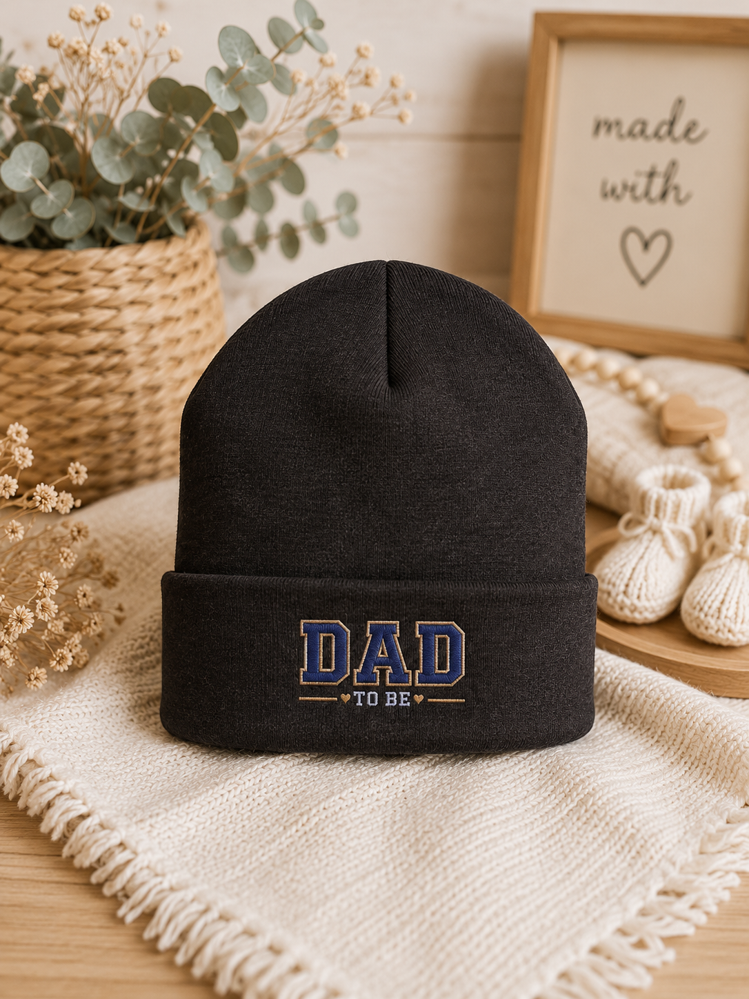 Dad To Be Mütze | Bestickte Mütze für werdenden Papa