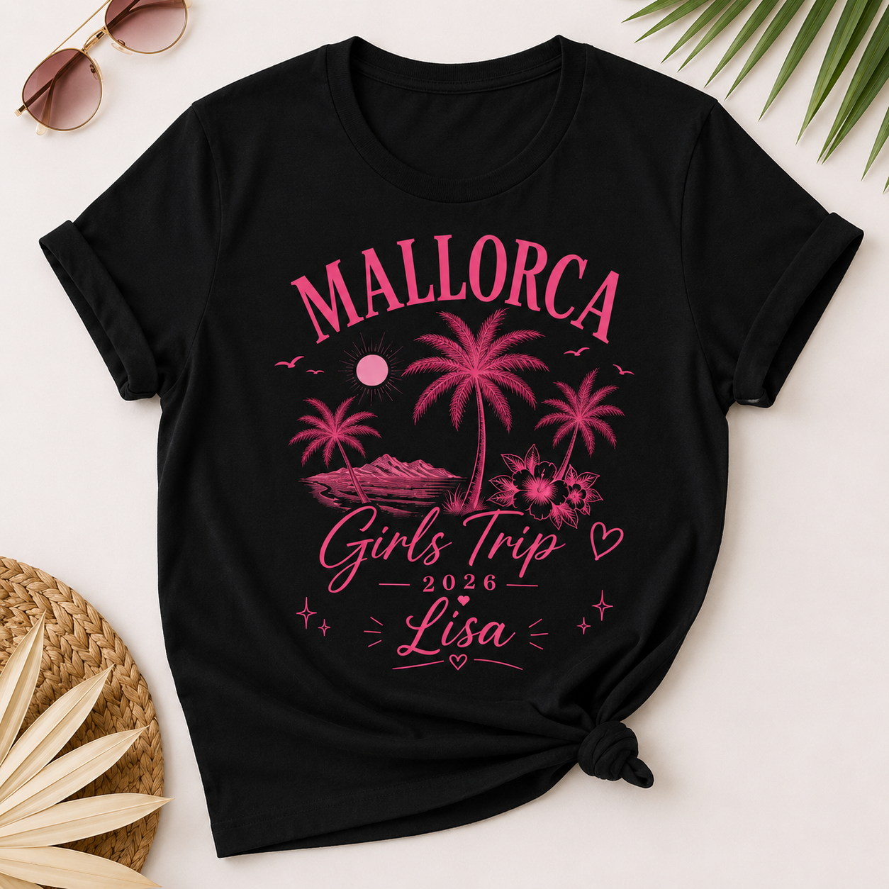 Mallorca Girls Trip Shirt personalisiert