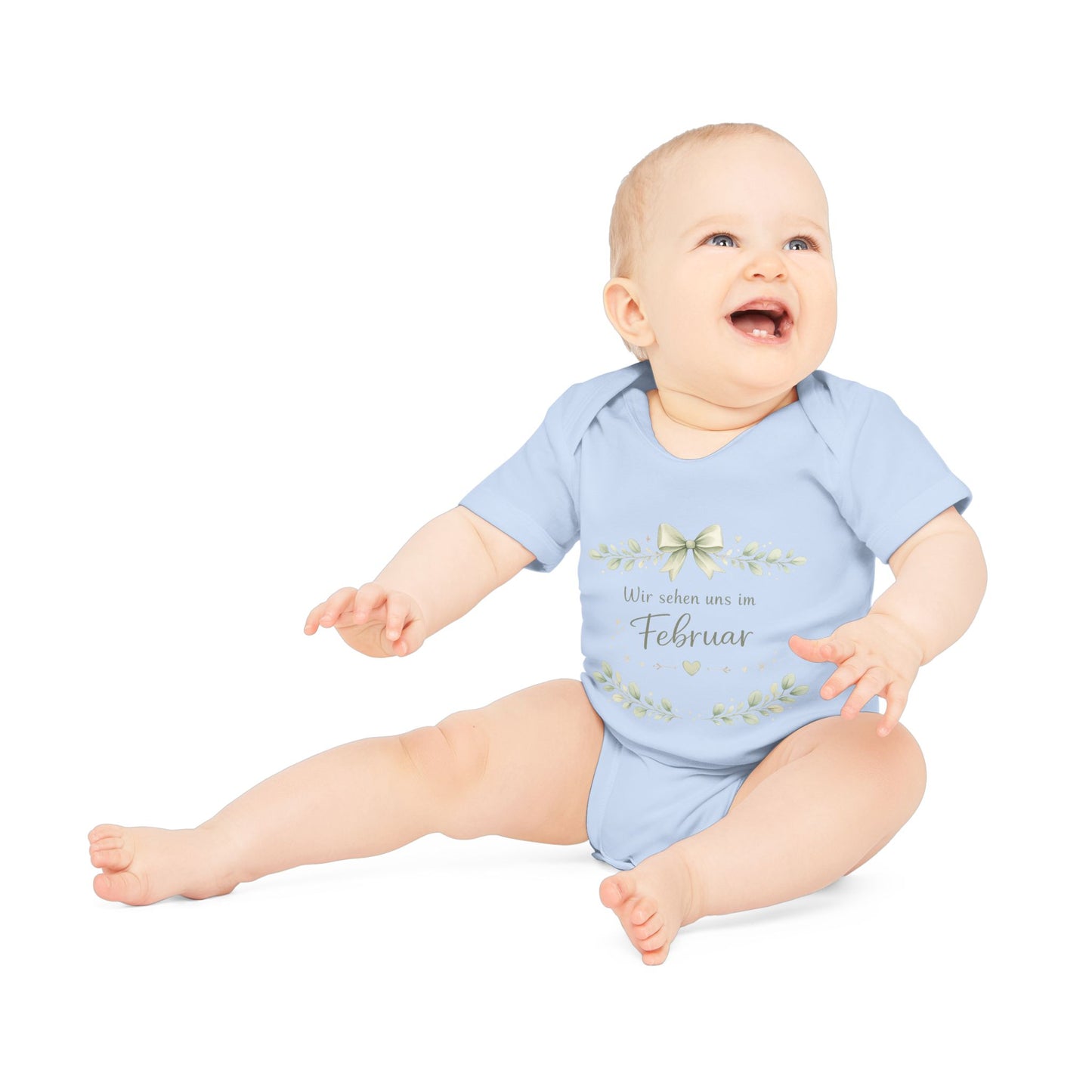 Personalisierter Babybody Schwangerschaftsverkündung | Wir sehen uns im| Baby Announcement | Schwangerschaft verkünden | Baby Ankündigung