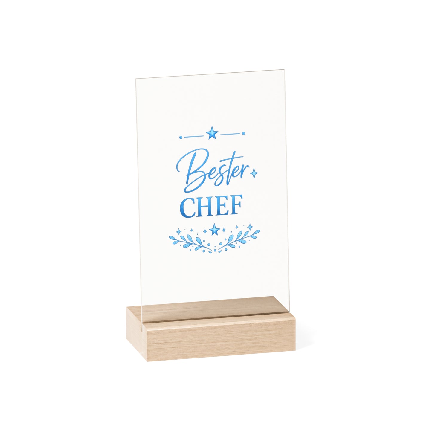 Bester Chef Acryl Schild