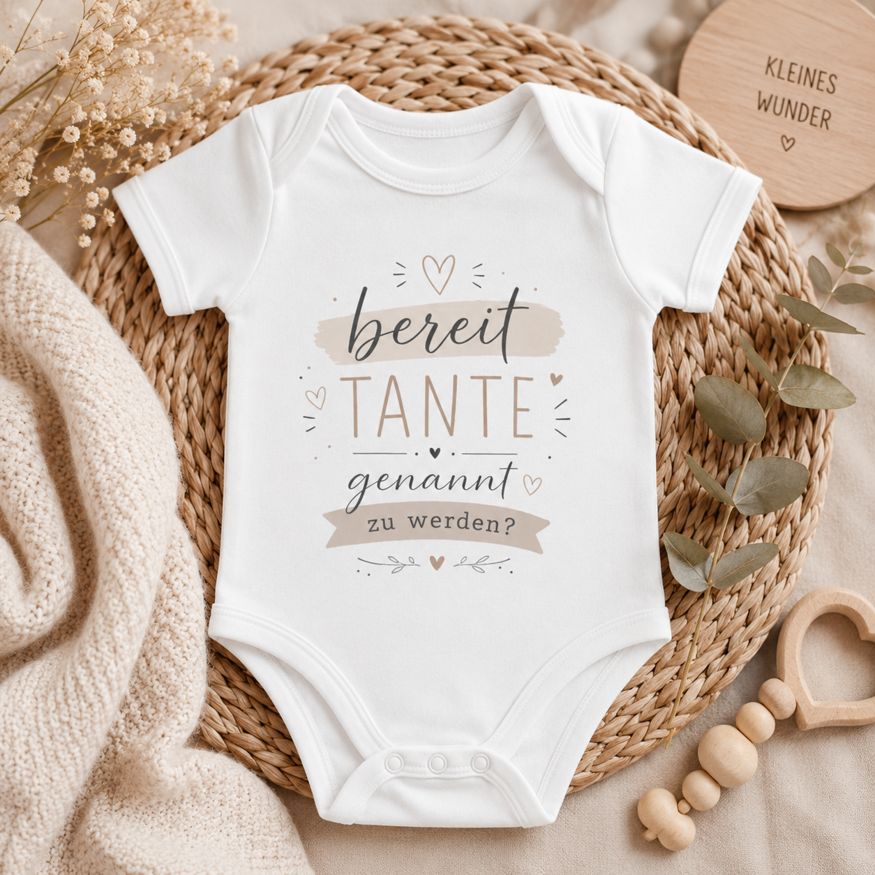 Bereit Tante genannt zu werden? | Babybody Schwangerschaft verkünden