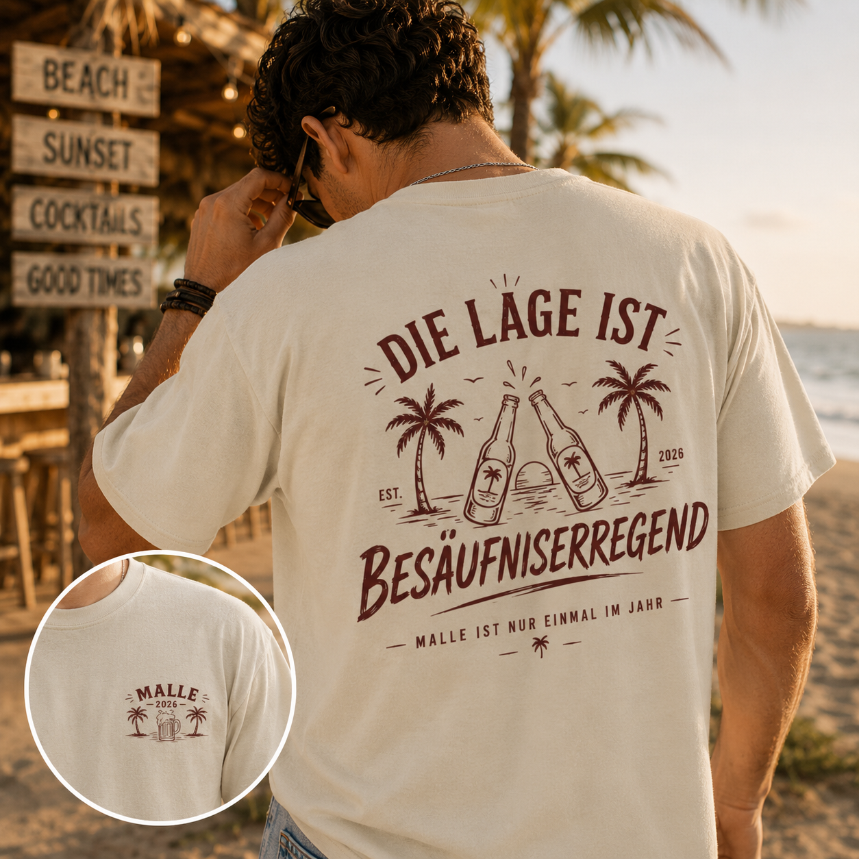 Mallorca Shirt Herren | Die Lage ist Besäufniserregend