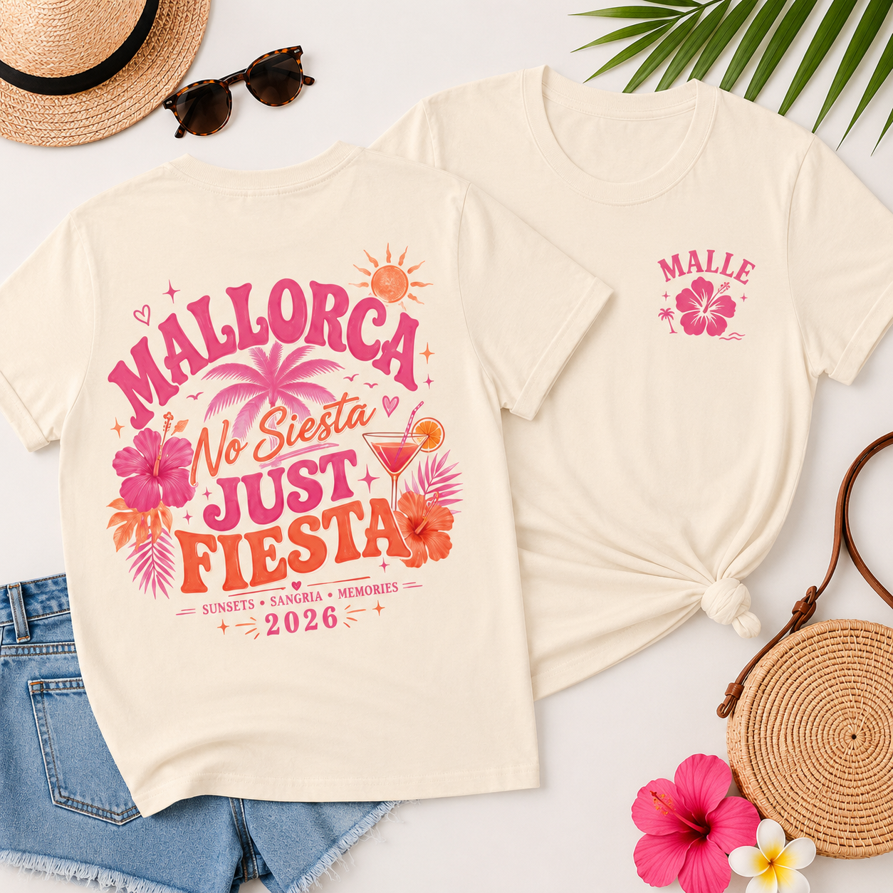 Mallorca No Siesta Just Fiesta Shirt