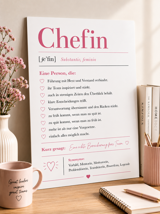 Chefin Definition Poster