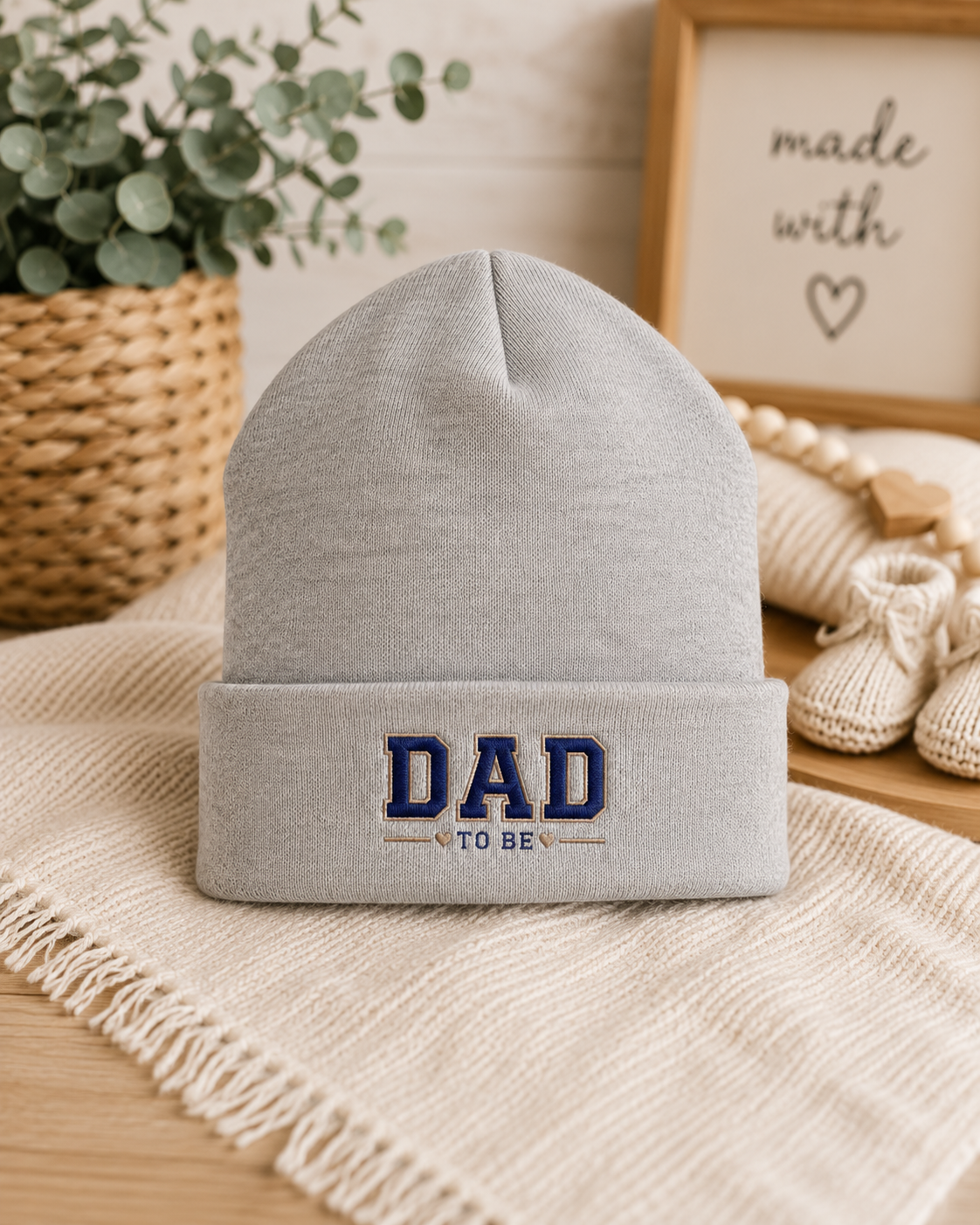Dad To Be Mütze | Bestickte Mütze für werdenden Papa