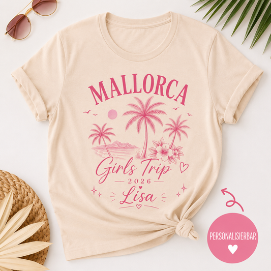 Mallorca Girls Trip Shirt personalisiert
