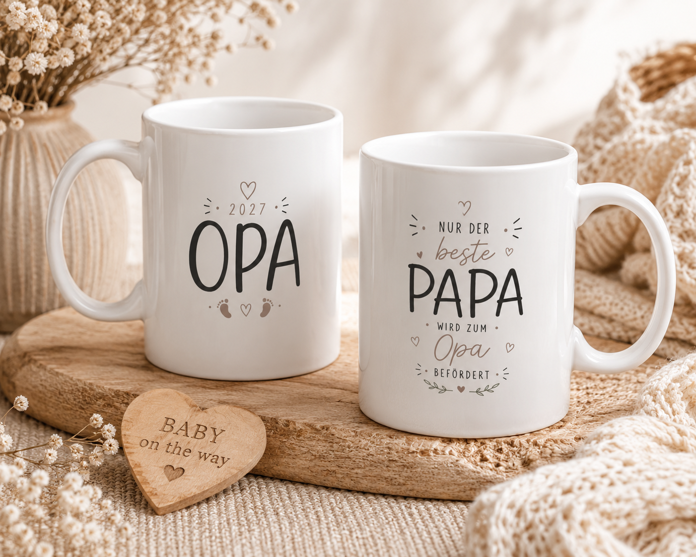 Opa 2027 Tasse | Nur der beste Papa wird zum Opa befördert